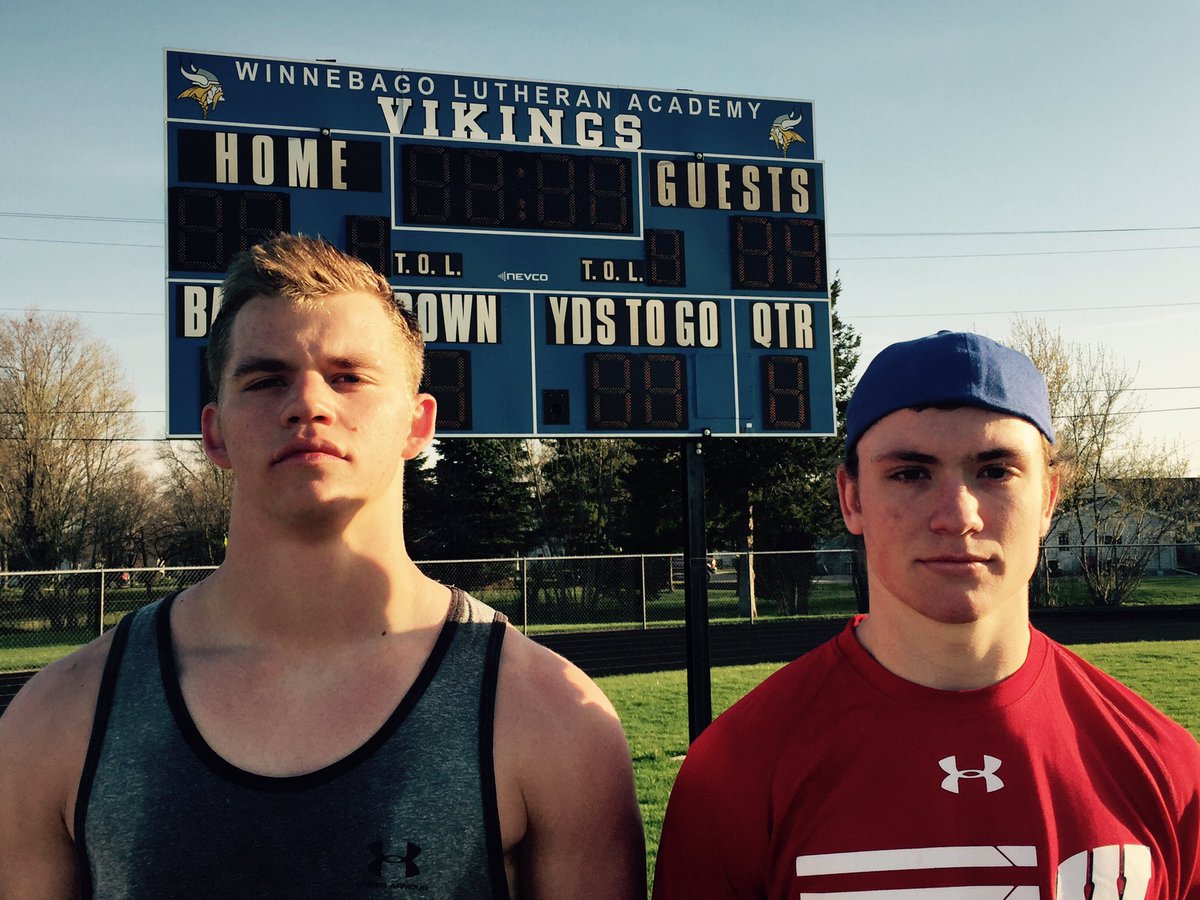 SJaegerM's tweet photo. Congratulations to Grant Manke and Ryan Cole on be voted as two of our football captains for the 2017 season! Lead on! #thbtg #wlafootball https://t.co/pllIJ7zzx9