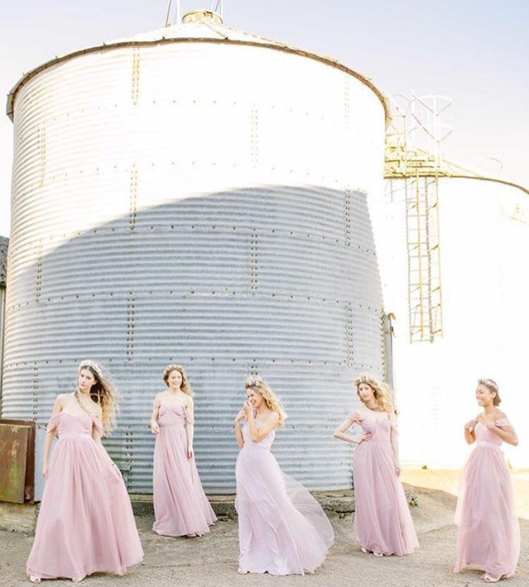 ththbridesmaids's tweet photo. Our Bardot gown in the prettiest smoked blush shade. Available to buy now at https://t.co/LOIkBKc4xG @LodgeFarmBarns @WOOKIEphoto https://t.co/HIptNdguRd
