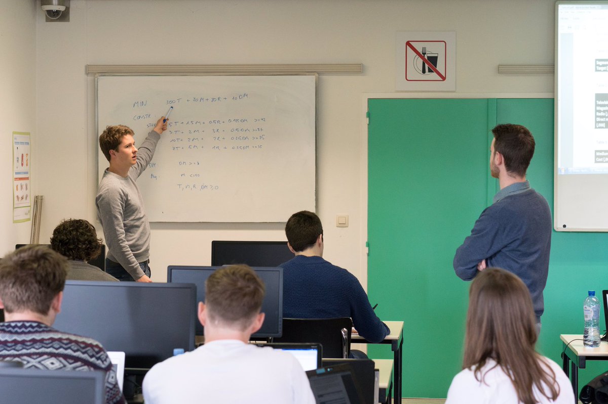 dirkvandenpoel's tweet image. First &quot;flipped&quot; Classroom Session on #prescriptive #Analytics using lpSolve for linear progr in #RStats dataanalytics.ugent.be #rlang #orms