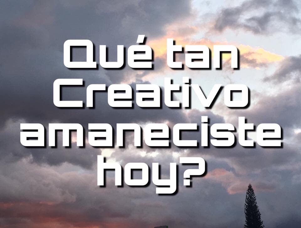 rodneyhowenr's tweet photo. Qué tan creativo amaneciste hoy? #psicocreatividad #humannotmachine https://t.co/OQh9FPJgSe