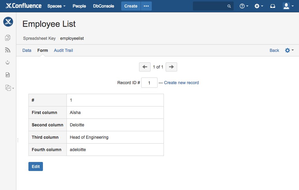 We're working on embedding forms in Play SQL Spreadsheets