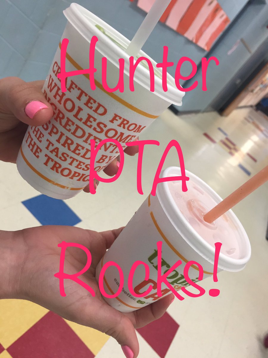 HunterESKinder's tweet photo. Wonderful way to start Tuesday after break! #HunterPTARocks @HunterPrincipal https://t.co/VhKKzOILjY