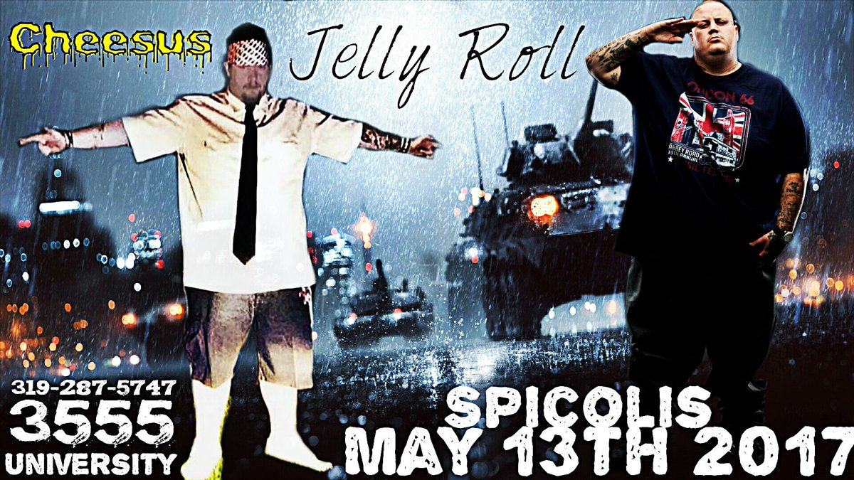 cheesus6669's tweet photo. @JellyRoll615
@Spicolis
#jellyroll
#cheesus
#spicolis https://t.co/DIkF1t8yOA