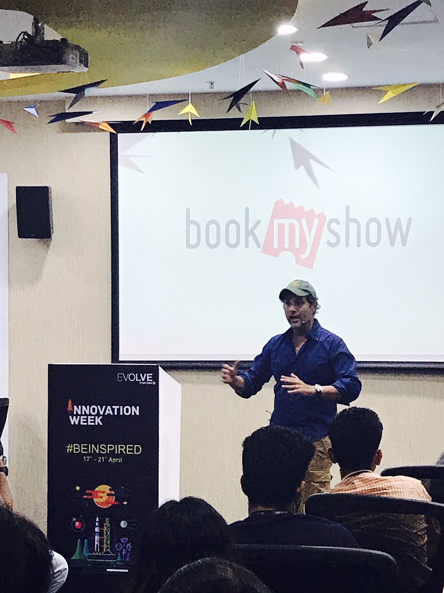 viacom18's tweet photo. "In your business, if you are not taking risk you are not heading towards innovation." - #AshishHemrajani at #InnovationWeek. #BeInspired https://t.co/aoiqzcgqqd