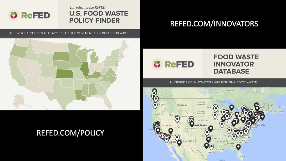 refed's tweet image. JUST LAUNCHED! The Food Waste Policy Finder and Innovator Database are live on our site - explore, share, and enjoy! bit.ly/2pd7UuV