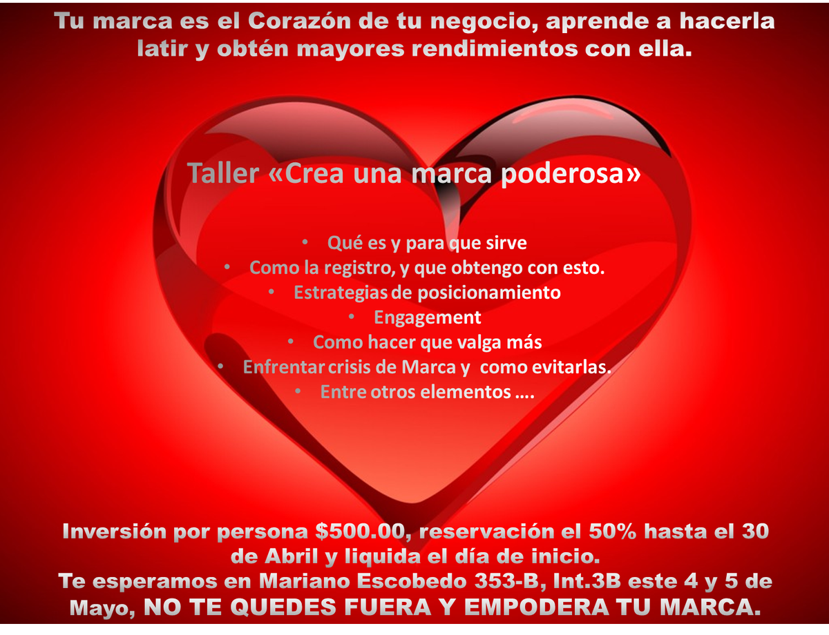 Enriquez08's tweet photo. @marketingreloa2 sigue invitándolos a su taller CREA UNA #MARCAPODEROSA, no dejen pasar esta oportunidad. https://t.co/DkoqZ57daI