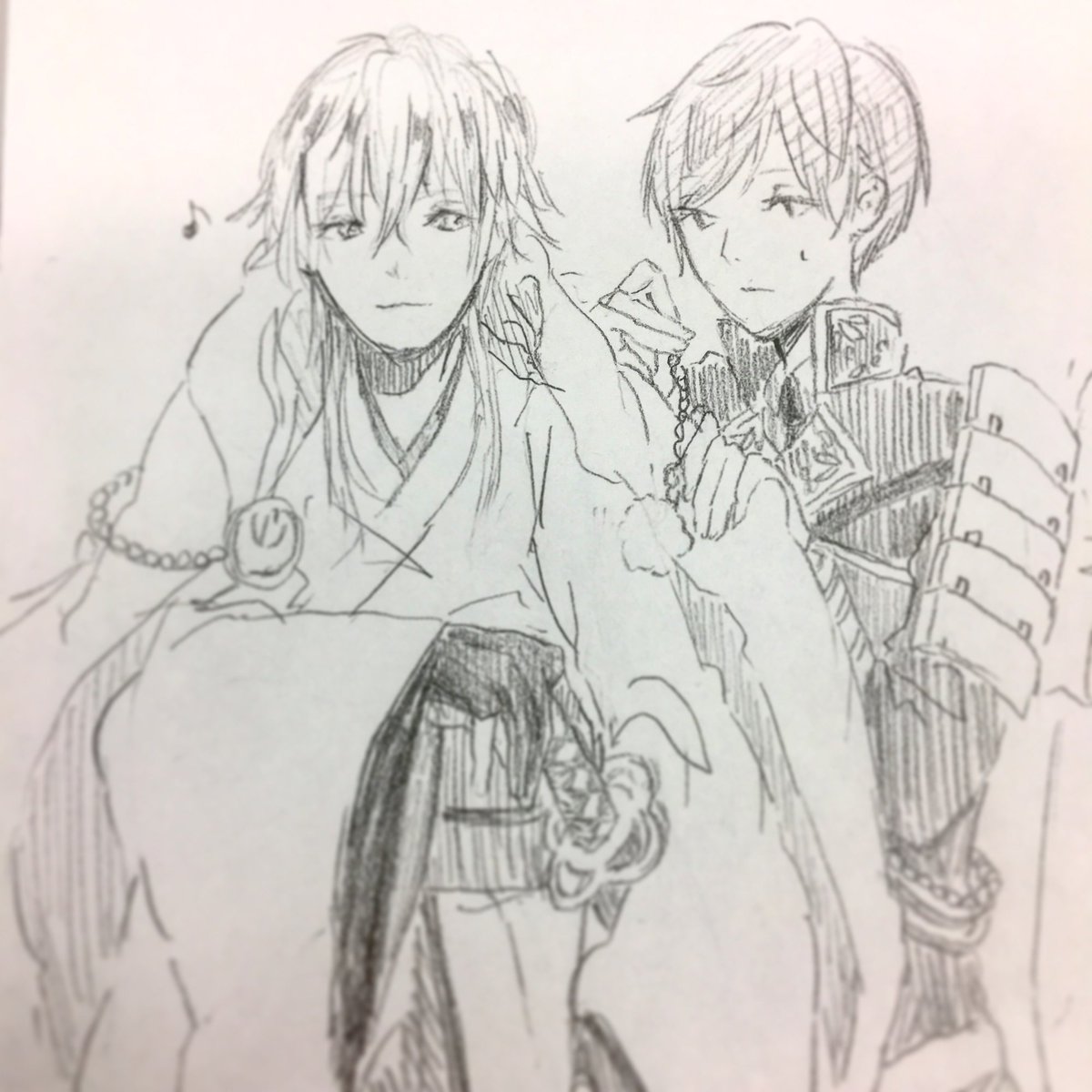 まんばくんと薬研と乱とお鶴と一期一振 