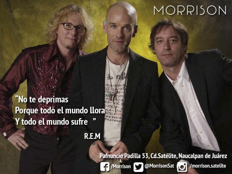 MorrisonSat's tweet image. #FelizDomingo banda rockera tengan un día perfecto #Morrison