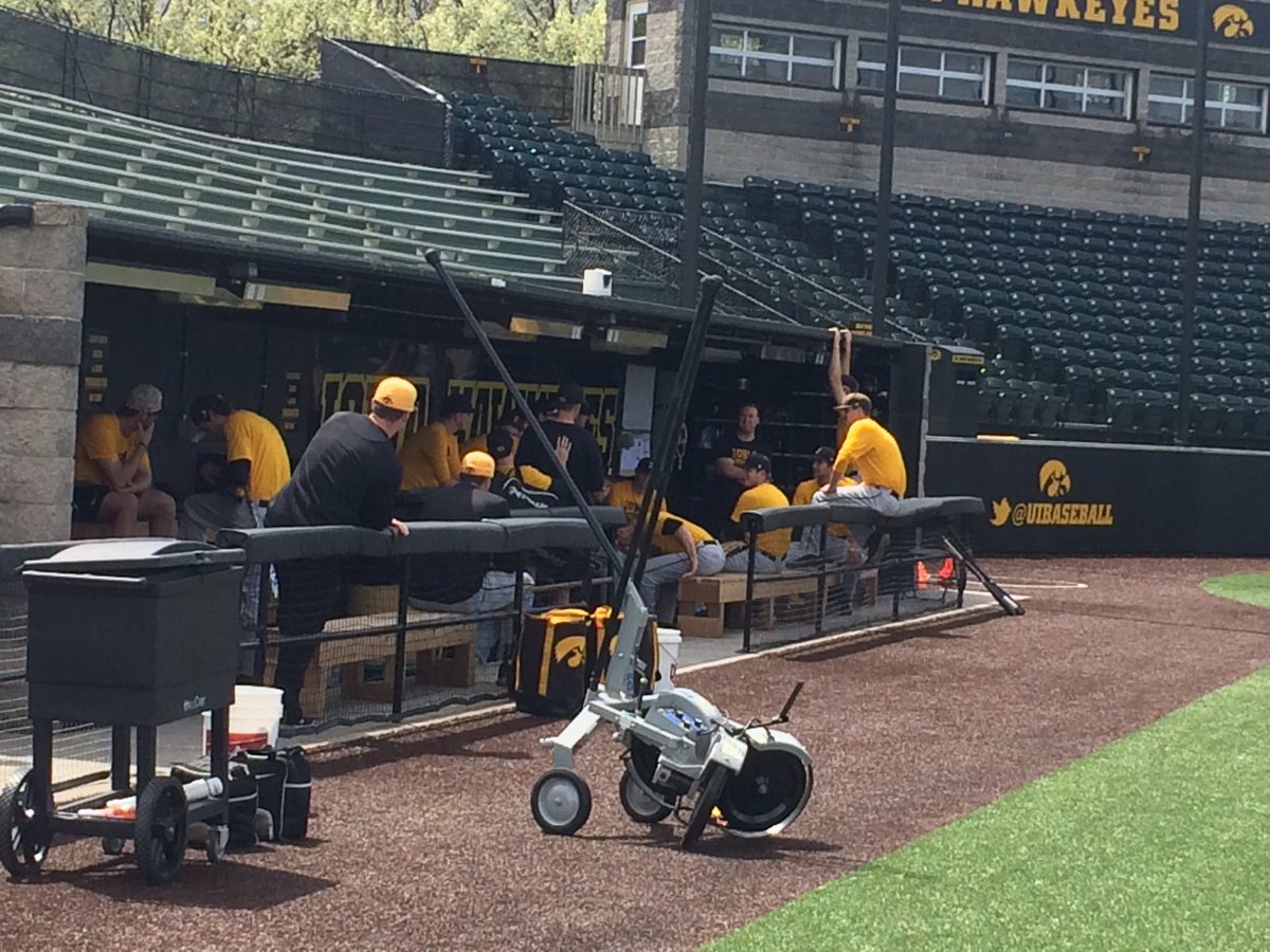 PatCBS2's tweet image. 1 of these Hawks is threatening the @UIBaseball home run record. The story later this week on @cbs2iowa @fox28Iowa