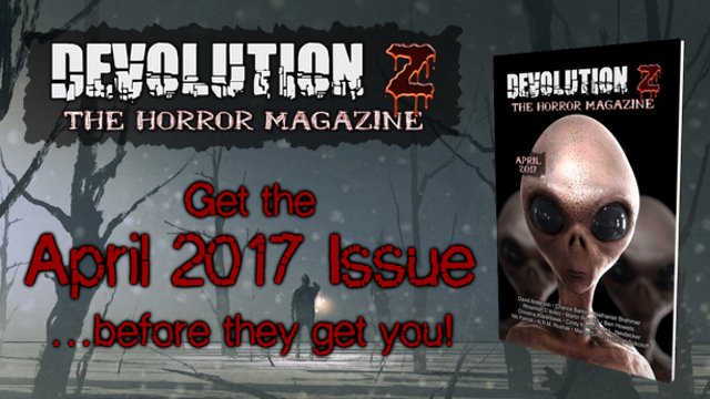 DevolutionZmag's tweet image. Get the Devolution Z April 2017 issue! Available in print &amp;amp; eBook amazon.com/author/Devolut…  DevolutionZ.com  #horror #supernatural