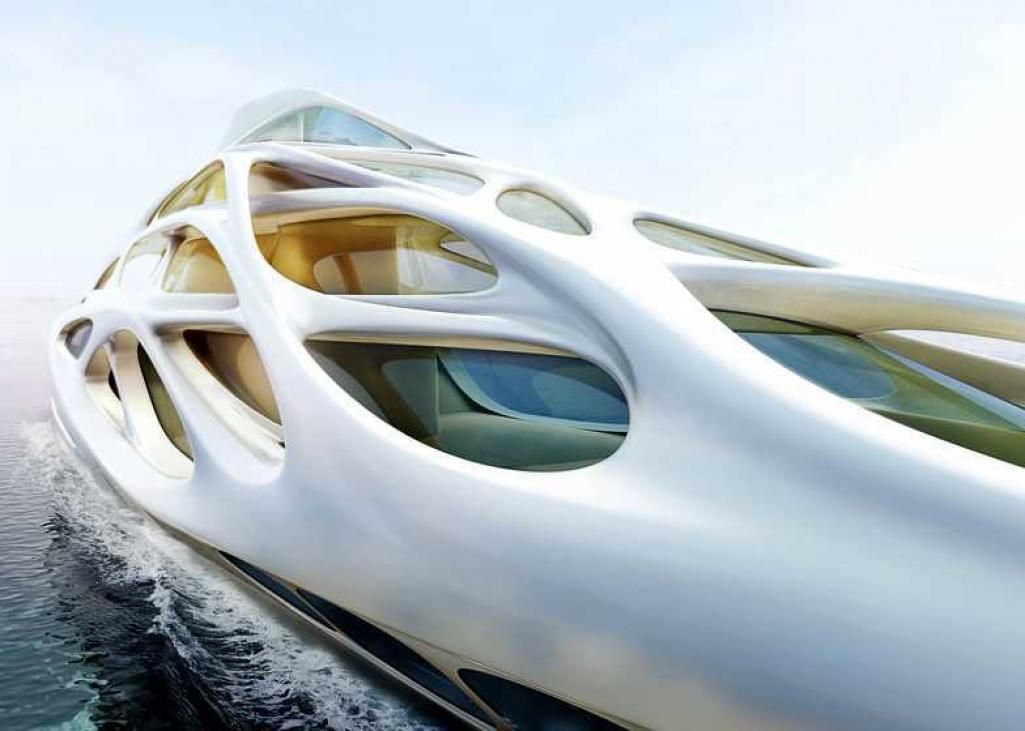 When Zaha #Hadid designed a superyacht | <a href="/ArchDigestIndia/">Architectural Digest</a> buff.ly/2pLXQFE