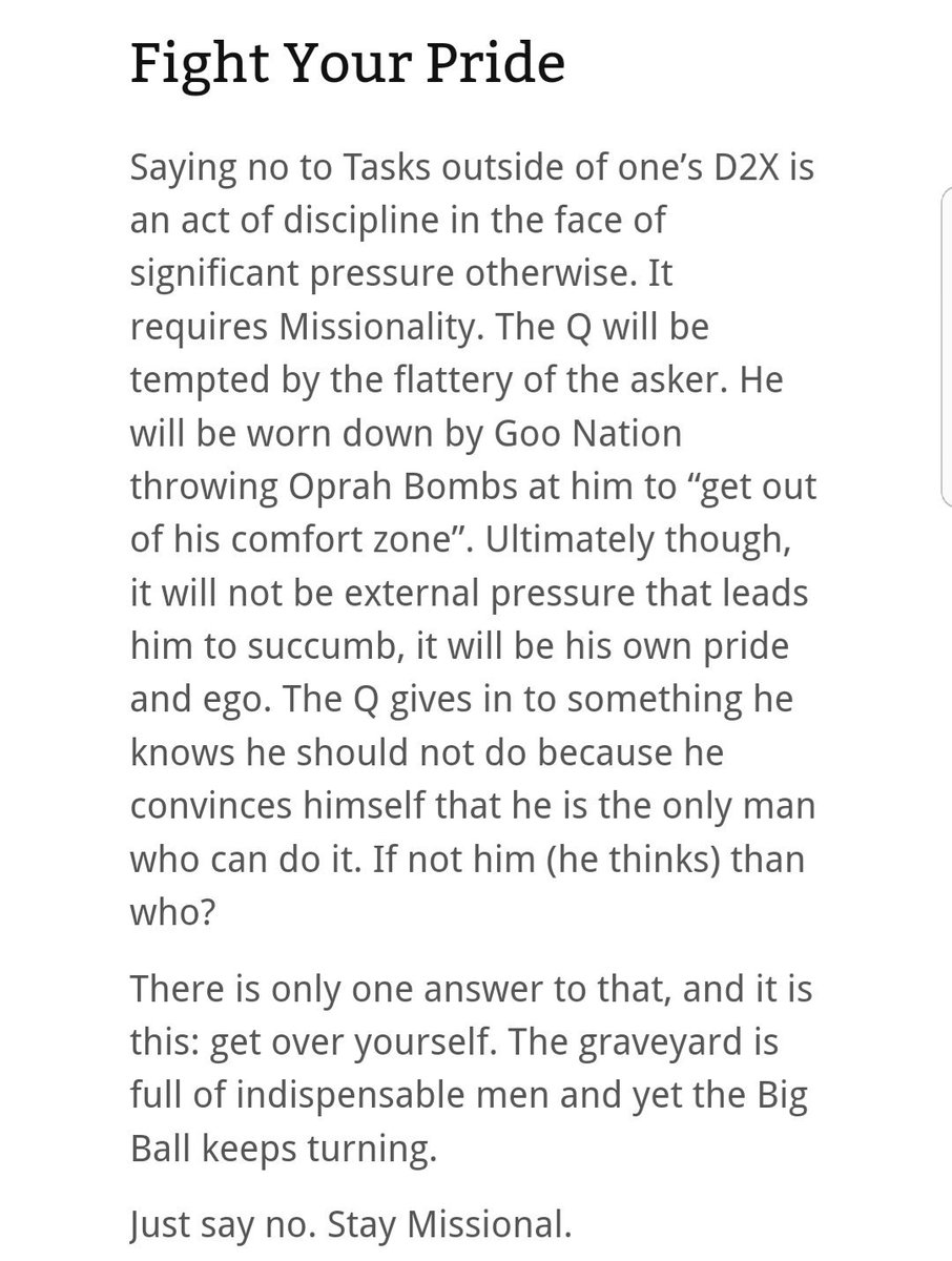 F3QSource's tweet photo. MISSIONALITY (Q2.3)
https://t.co/HSBCFKKYtF
This week's #Qsource message
A Man’s Task Is Formed By His Dolphin And His Daffodil
Pls share https://t.co/nHvhHHXyj9