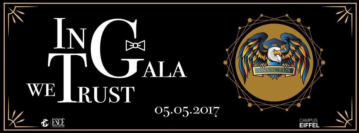 bde_invictus's tweet photo. 🎓🍾 IN GALA WE TRUST🍾🎓
Le 5 Mai prochain, INVICTUS se pare à clôturer son mandat de la plus digne façon qu'il soit.... Stay tuned... https://t.co/mVH1DzWwxp