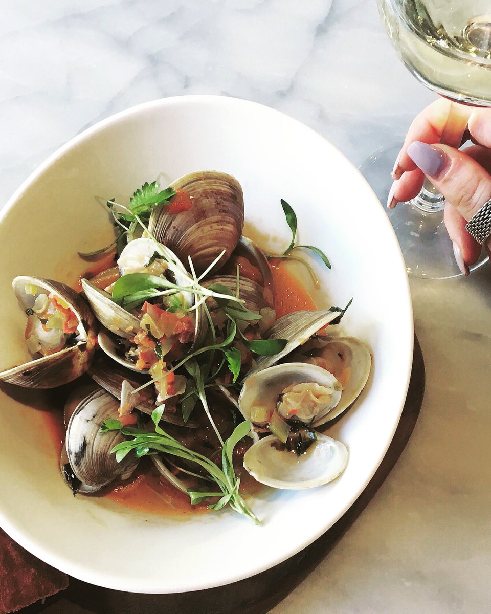 Oh, and our kitchen is serving up some saucy Atlantic clams w/ Iberian chorizo + refrito. #wearePortland #kingwest #portlandvariety #toronto