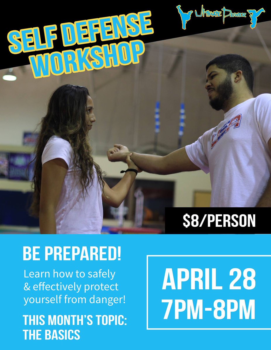 Be prepared! Learn the basics at this month's #SelfDefense Workshop! #LakeNona #Orlando