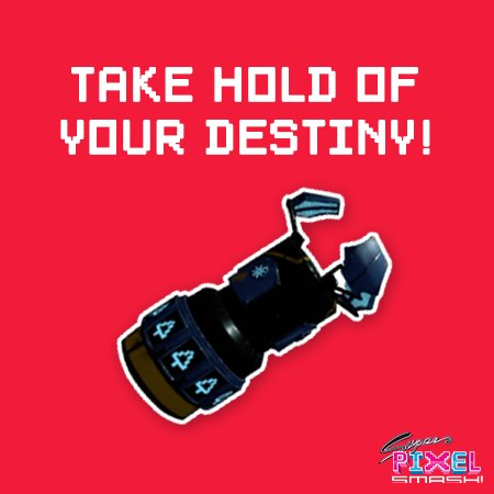 superpixelsmash's tweet photo. In @Rank17_vr's #superpixelsmash, your destiny is determined by your skills with the Gravity Gauntlet and Pixel Paddle! #indiedev #vr https://t.co/wuRqCTHDcW