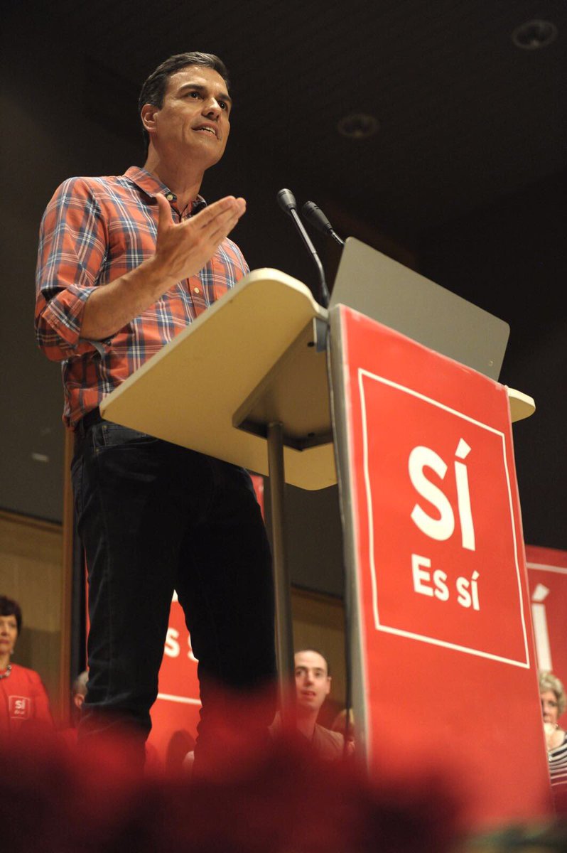 sanchezcastejon's tweet photo. Le pido a Rajoy que por primera vez diga la verdad, toda la verdad y nada más que la verdad sobre la financiación en B del Partido Popular. https://t.co/q3GYj1IBkC
