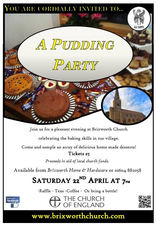 Hey @RevRichardColes I know you are trying to lose weight but can we interest you and our friends at Finedon in a Pudding Party?