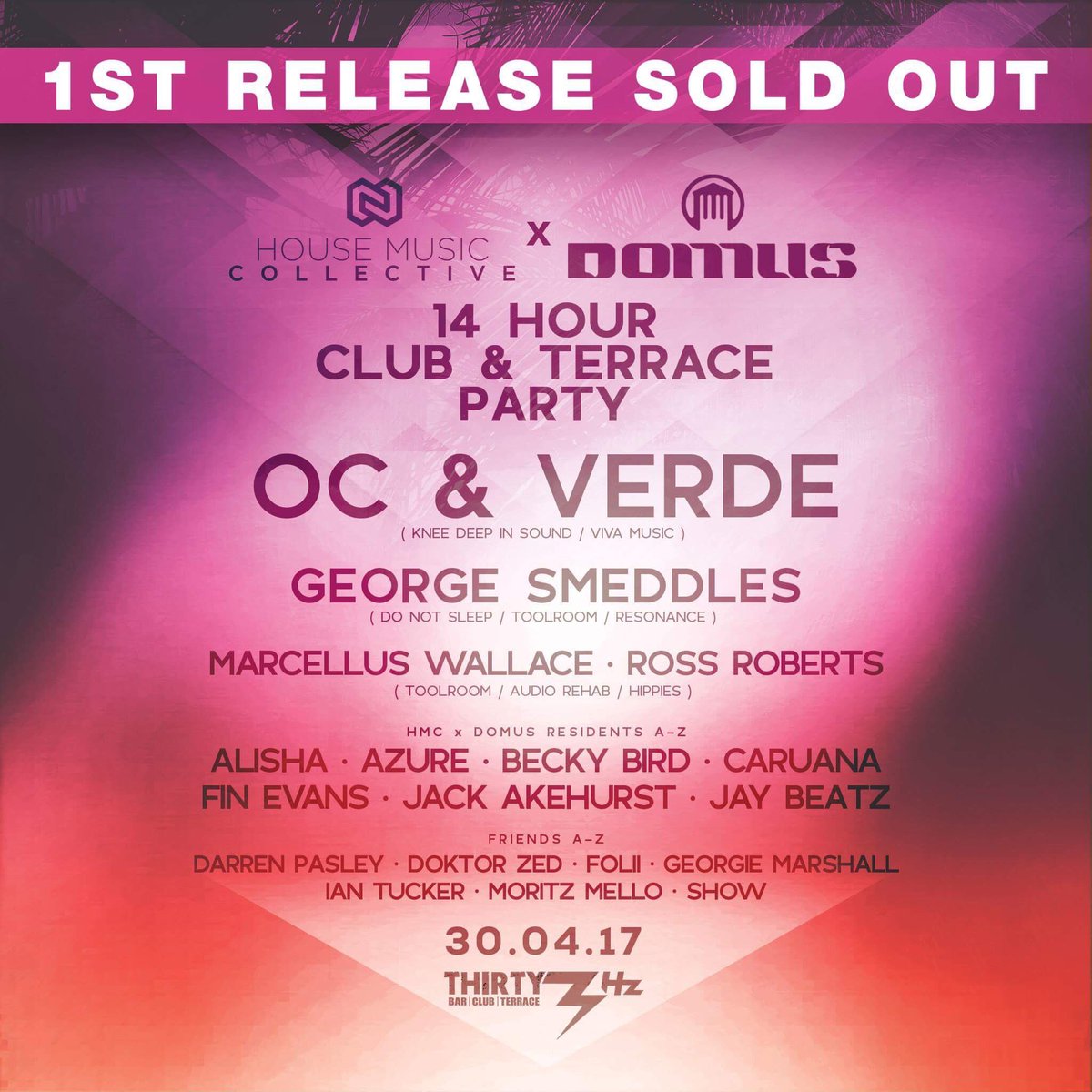 With just under two weeks to go 1st release is now SOLD OUT! 2nd release are now on sale! DOMUS Vibes!🔊

Tickets:👉🏼fatsoma.com/collective/1bf…