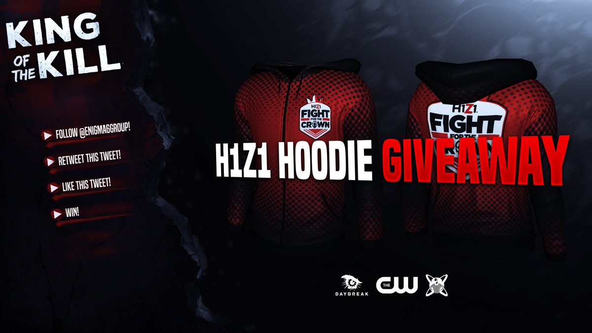 Enigma6Group's tweet image. #E6H1Z1 is doing a  #H1Z1KotK #F4TC Hoodie Giveaway!
&amp;gt; Multiple Ways to Enter
&amp;gt; Ends on April 26th
Enter Here: goo.gl/xPwfEo