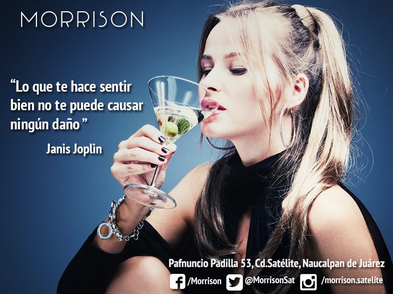 MorrisonSat's tweet image. #FelizViernes banda rockera, recuerden que hoy es #LadiesNight en coctelería de la casa hasta las 10:00 pm