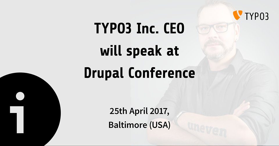 tug_greece's tweet photo. Για πρώτη φορά το #TYPO3 στο #Drupal #conference!
Good luck @mattLefaux!
https://t.co/xubis9vSxT https://t.co/NFBRg2FVde