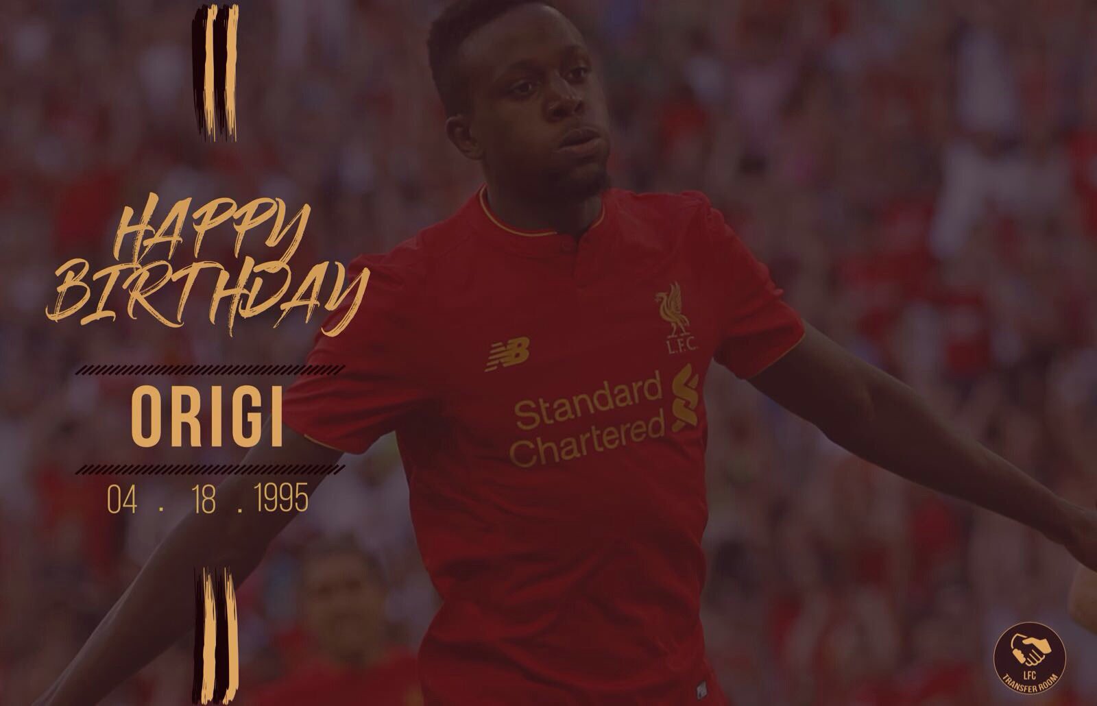  | Happy birthday to the Liverpool & Belgium international striker Divock Origi who turns 22 today! 