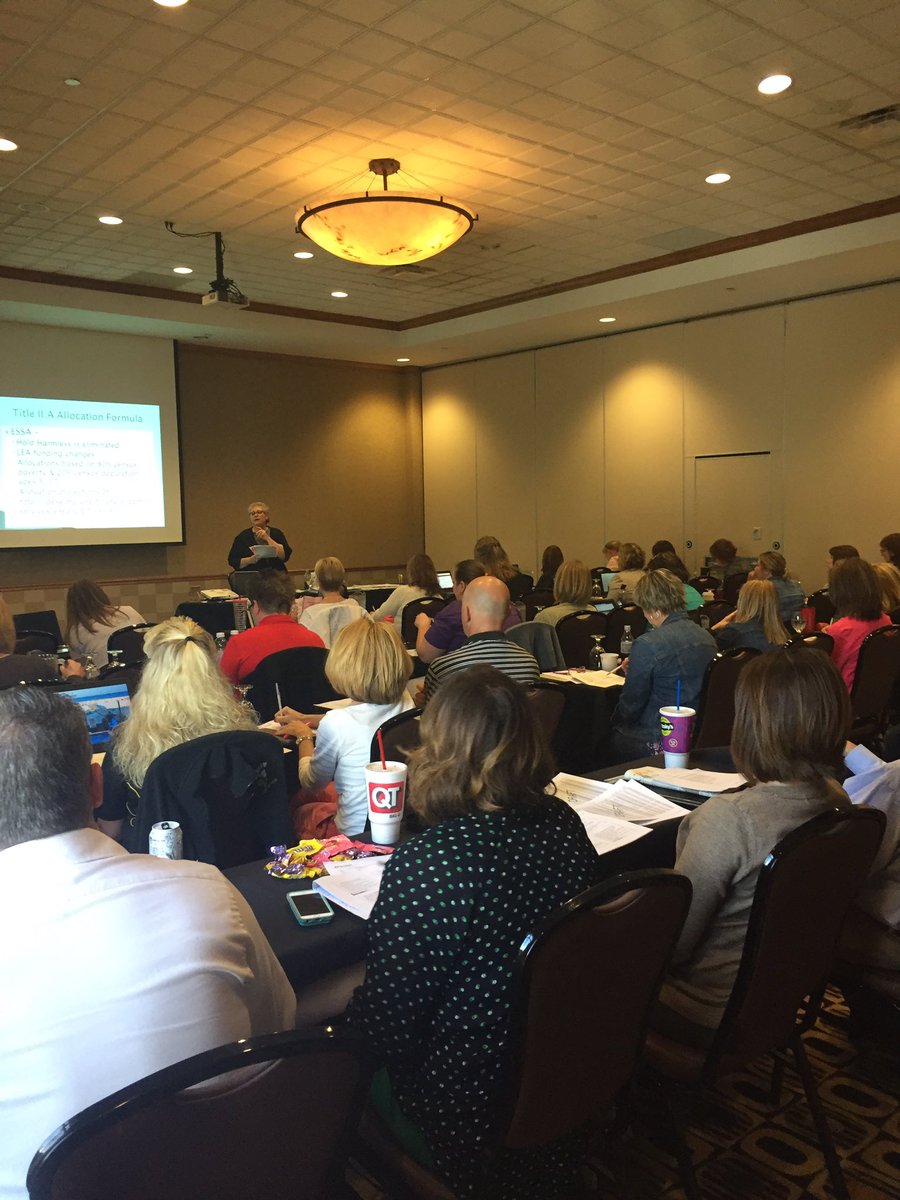 MizEdLeader's tweet photo. Full house today to discuss Federal Programs.  Thank you to all educators in attendance. https://t.co/UyrXZZrtVp
