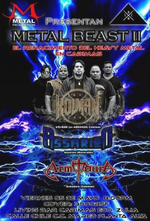 5 de Mayo. Noche de buen Heavy Metal. Te esperamos en Living Bar a partir de las 08:00PM   #HeavyMetal #Stage #Go