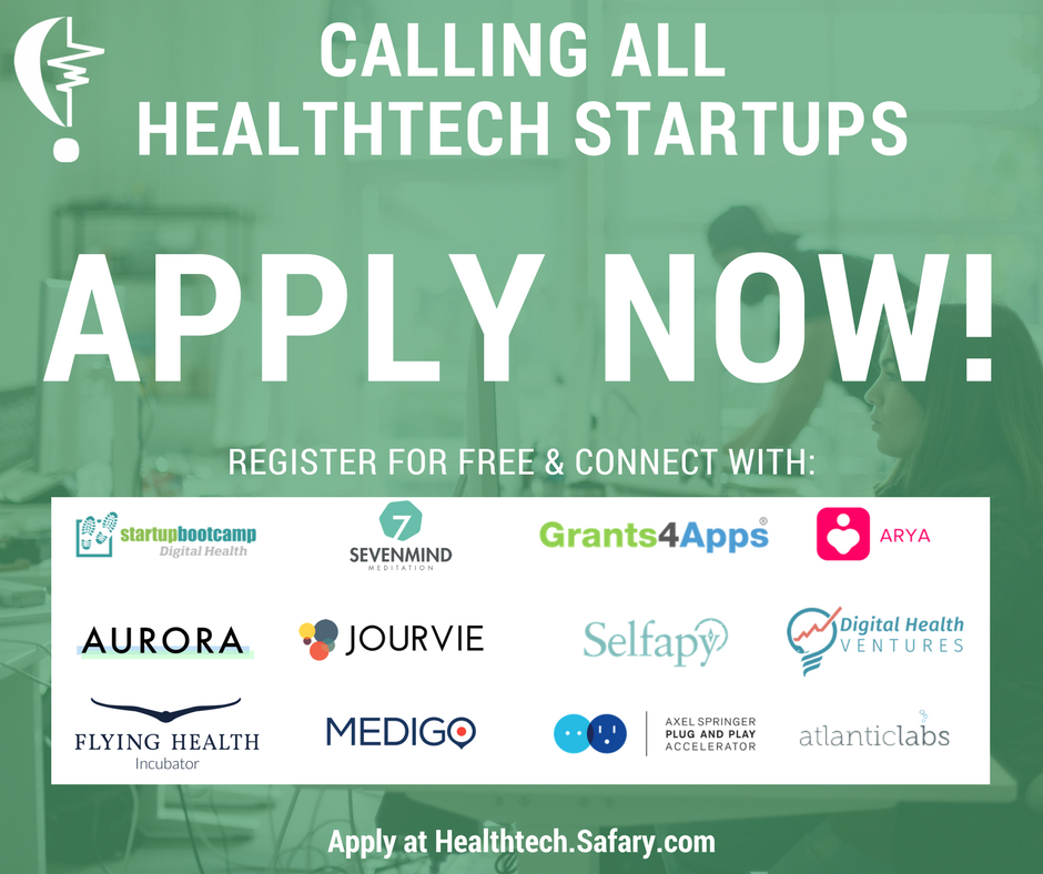 Are you a #healthtech/#digitalhealth/#medtech startup? Want to #connect with Berlin #startups &amp; innovators? Register for your free ticket!