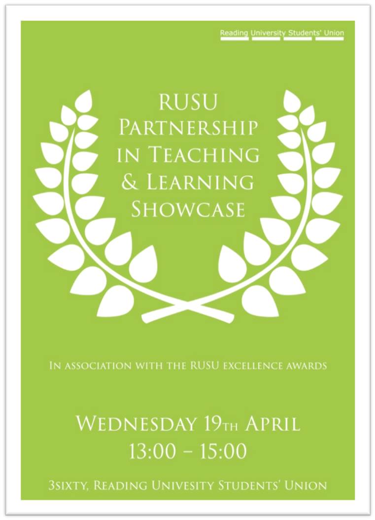 We welcome ALL staff and students to this celebration of #UOR staff TOMORROW! Please RSVP to: academicreps@rusu.co.uk #RUSU #TandLShowcase