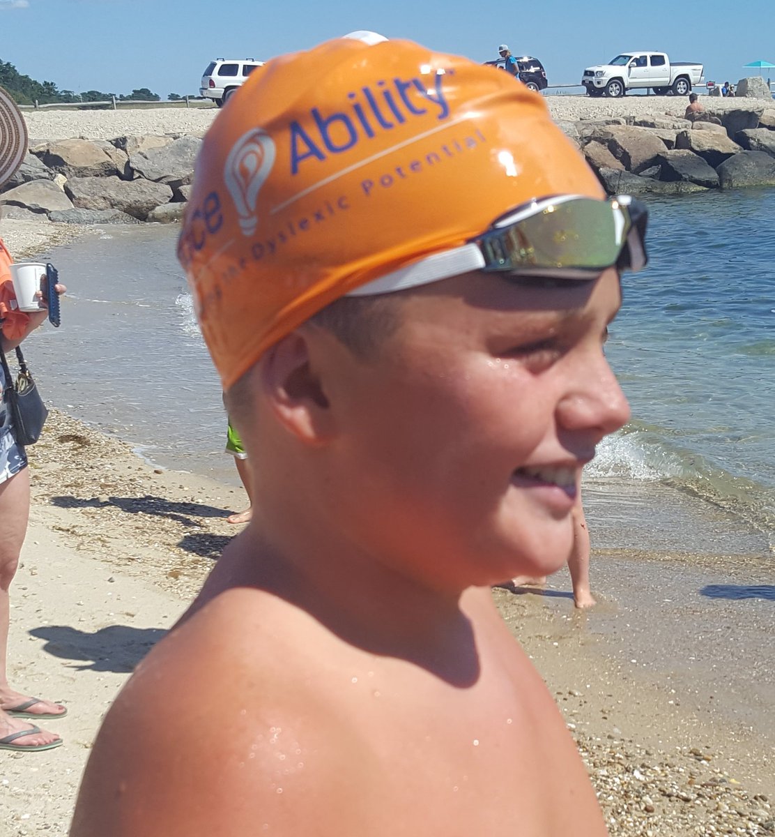 NoticeAbilityLD's tweet photo. CapeCodChip is a swimmer, sailor &amp; dyslexic! Last summer marked his 1st major open water swim with #swimfordyslexia https://t.co/vN0nsCbdzP https://t.co/xirqXmZoE0