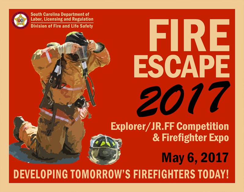 SCStateFire's tweet photo. Sign up for #FireEscape2017 
Registration and other documents: https://t.co/4xx3xlTX6d https://t.co/Zv0ngU0FNE