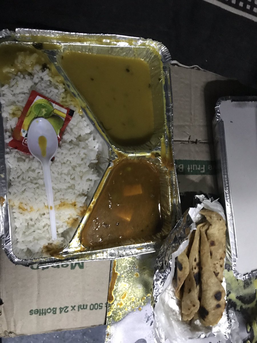 AlokBoscoite's tweet image. @sureshpprabhu @RailMinIndia @IRCTC_Ltd PNR 2811342428 Train no -12394 S-2seat no16 Veg meal @100 rate card not given . Kindly take action