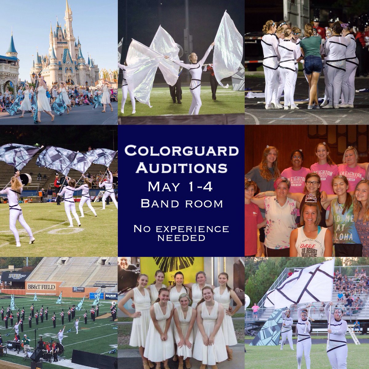 Don't miss the chance to be part of something spectacular this year! Still unsure? Come to auditions and try it! We'd love to have you!