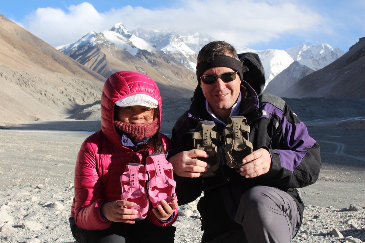 Wow! <a href="/ShoeThatGrows/">The Shoe That Grows</a> made it all the way to Mount Everest! Thanks to our adventurous friends Todd &amp; Regina for taking it on their journeys.