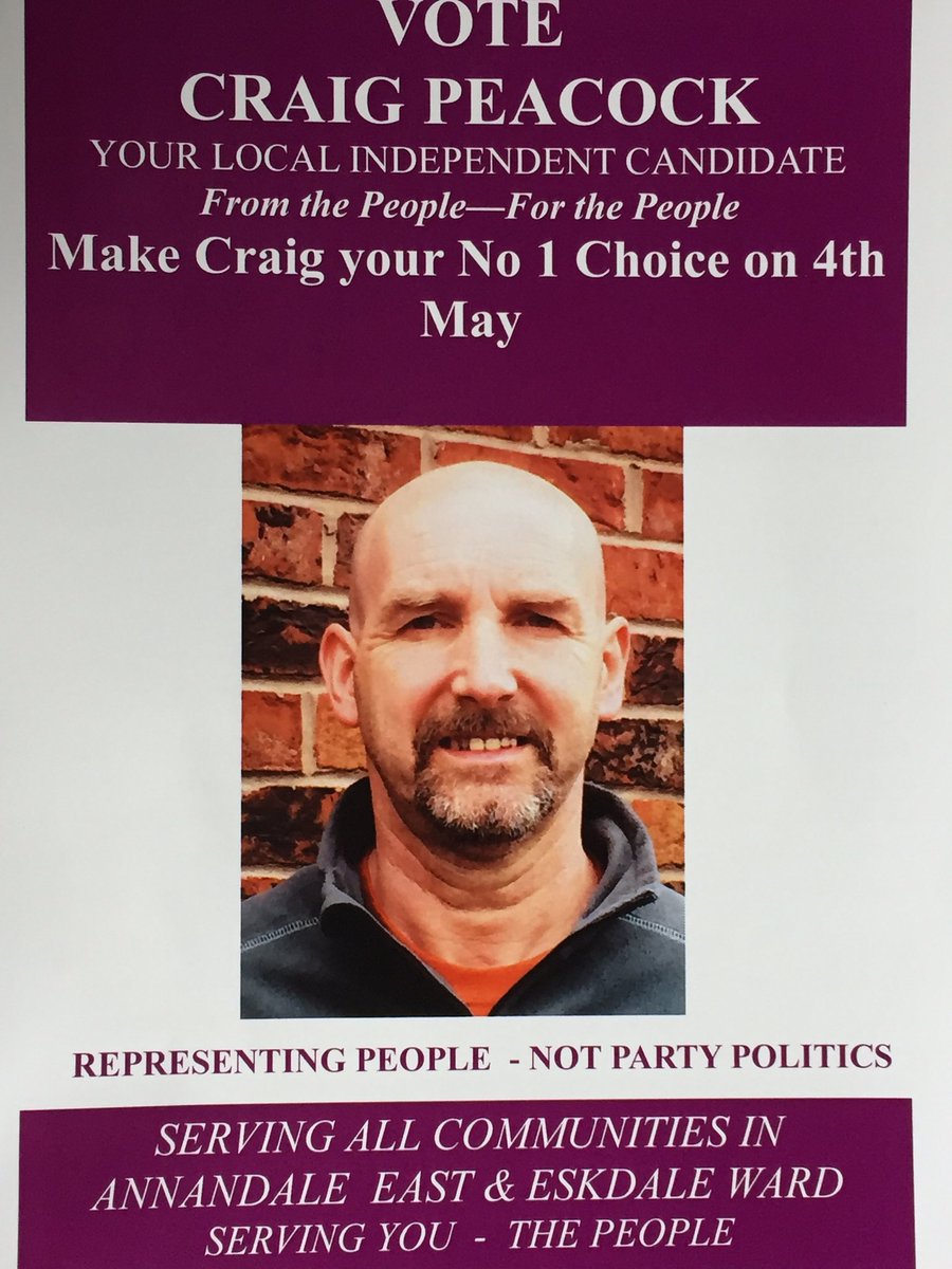 CraigPeacock5's tweet photo. Good day campaigning in Kirkpatrick Fleming,today, lots of positive feedback at doors.                 Promoted by Craig peacock https://t.co/dFhsAetKf8