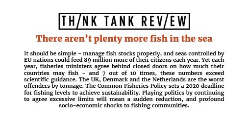 Time to stop playing politics over EU fisheries, says a new <a href="/NEF/">NEF</a> report by <a href="/gwcarpenter/">Griffin Carpenter</a> goo.gl/ofuQtz