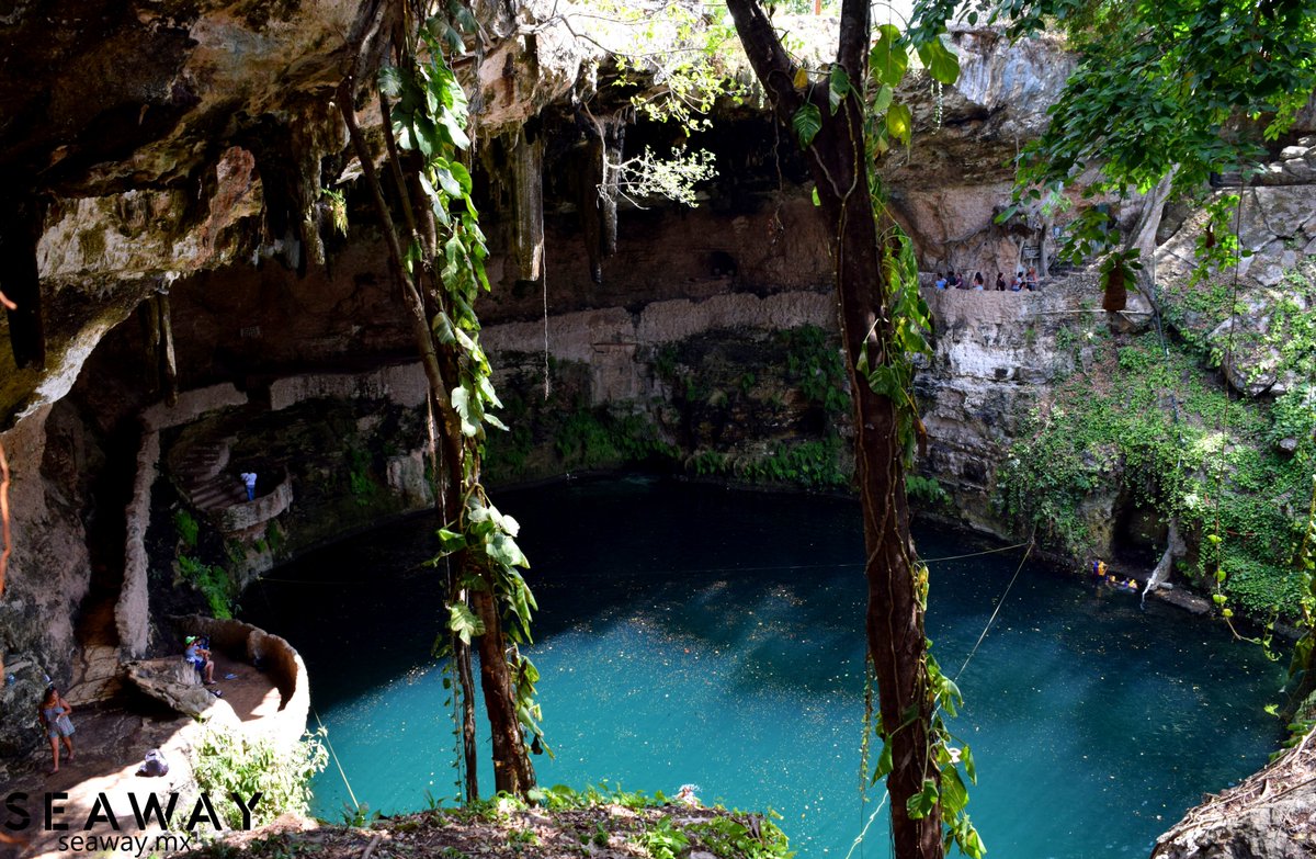 Seawaycondorent's tweet photo. The cenotes, or sinkholes in the Riviera Maya were the sacred places of the Mayas because they represented the entrance to the underworld! https://t.co/FAjq9USE0w
