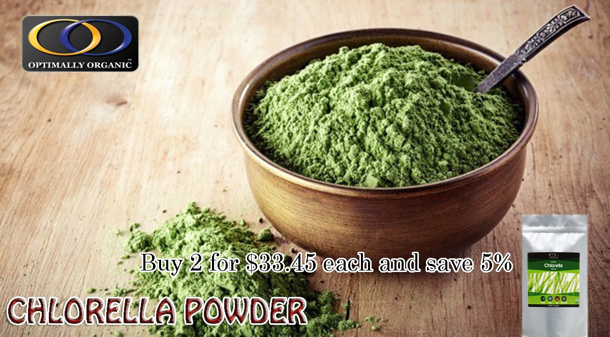 OptimallyO's tweet photo. Chlorella powder- The original super food https://t.co/wyqpftvPOP #organicproduct #organicsolution https://t.co/MG7Zc5CU4R