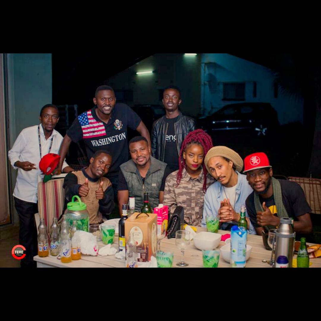 Ruth_Ronnie's tweet photo. Good times with these awesome talents. #zedway #ronnie #mills #bflow #christopherkatongo follow @Ruth_Ronnie insta to view more https://t.co/a7h8JLoG2p
