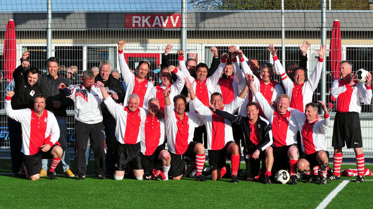 Bekerfinale Veteranen RKAVV 20 mei in Aphen aan den Rijn tegen <a href="/DeJongeSpartaan/">De Jonge Spartaan</a>. Aanvang 15:00u.