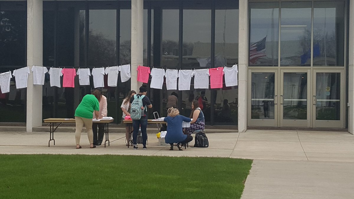 Come make your own t-shirt for Sexual Assault Awareness outside HSC!