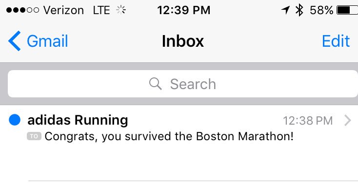 lía enviar este email felicitando a la gente por haber 'sobrevivido a la maratón de Boston' - Urbanian