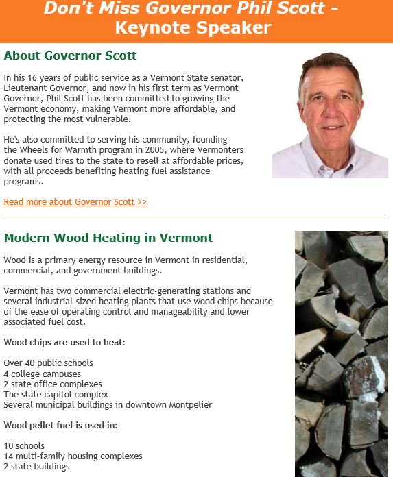 HeatNE's tweet image. Just Announced! Keynote Speaker, Vermont Governor Phil Scott at  #NEBHX2017 @GovPhilScott See agenda &amp;amp; register! nebiomassheat.com