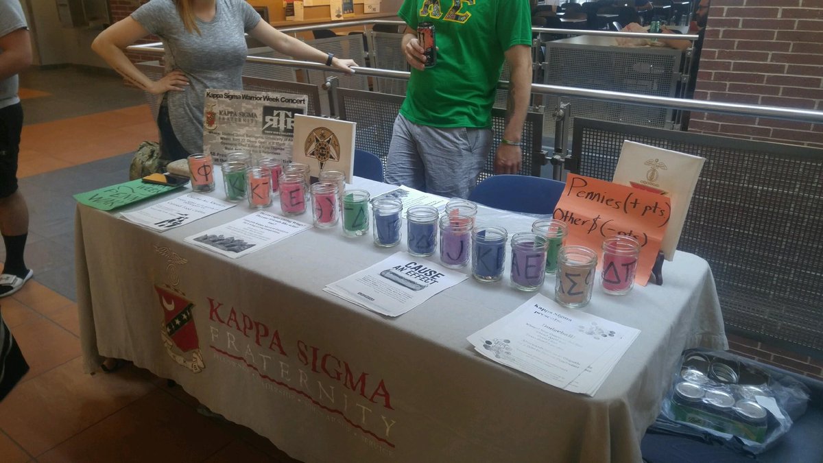 AkronKappaSigma's tweet photo. We'd love some shiny pennies #KSWarriorWeek https://t.co/tQ3ie7J33c