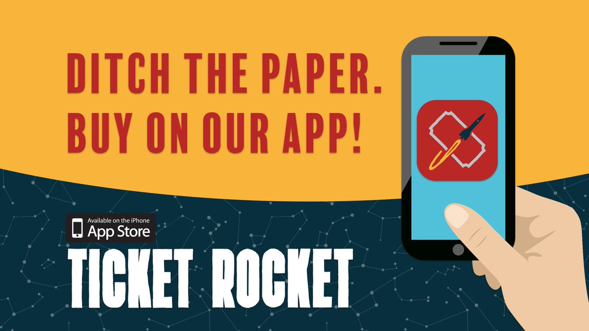 Save trees and your time. Search Ticket Rocket in the #appstore now! #yyj #savethetrees