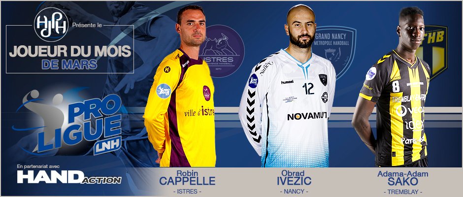 Proligue's tweet photo. [#JDM] Qui de @robincappelle, Obrad Ivezic ou @adamasako3 sera élu meilleur joueur du mois de mars ? A vos votes ! https://t.co/N8ZOzpNEfd https://t.co/8TliMDsjKf