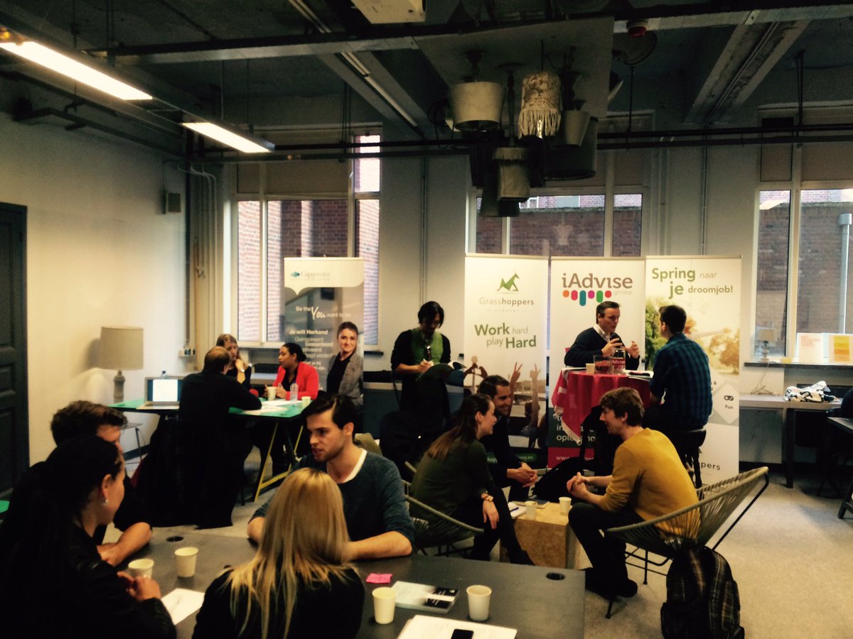 AppRuption's tweet photo. Thanks @SENSEagency for making our job fair for coding bootcamp alumni more awesome with your expertise!  @LeWagonAdam #tech #vacatures #it https://t.co/wllNYkkBqJ