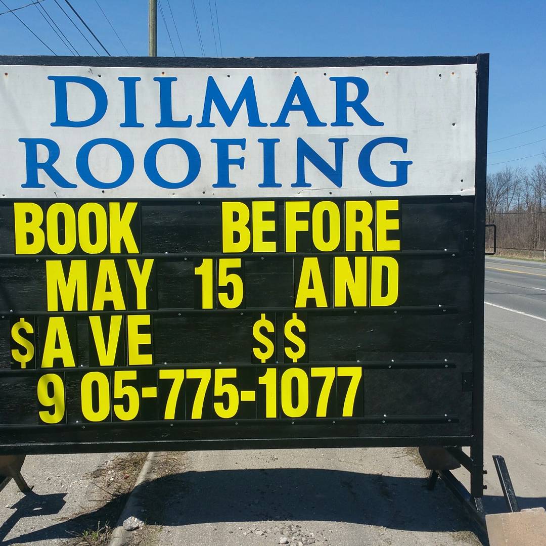 DilmarGroup's tweet photo. #booknow  #sign #roofing #roofer #save #savings #may #april #terrifictuesday #tuesday #spring #toronto #newmarket #aurora #barrie #muskoka https://t.co/7kPen4b8Pg